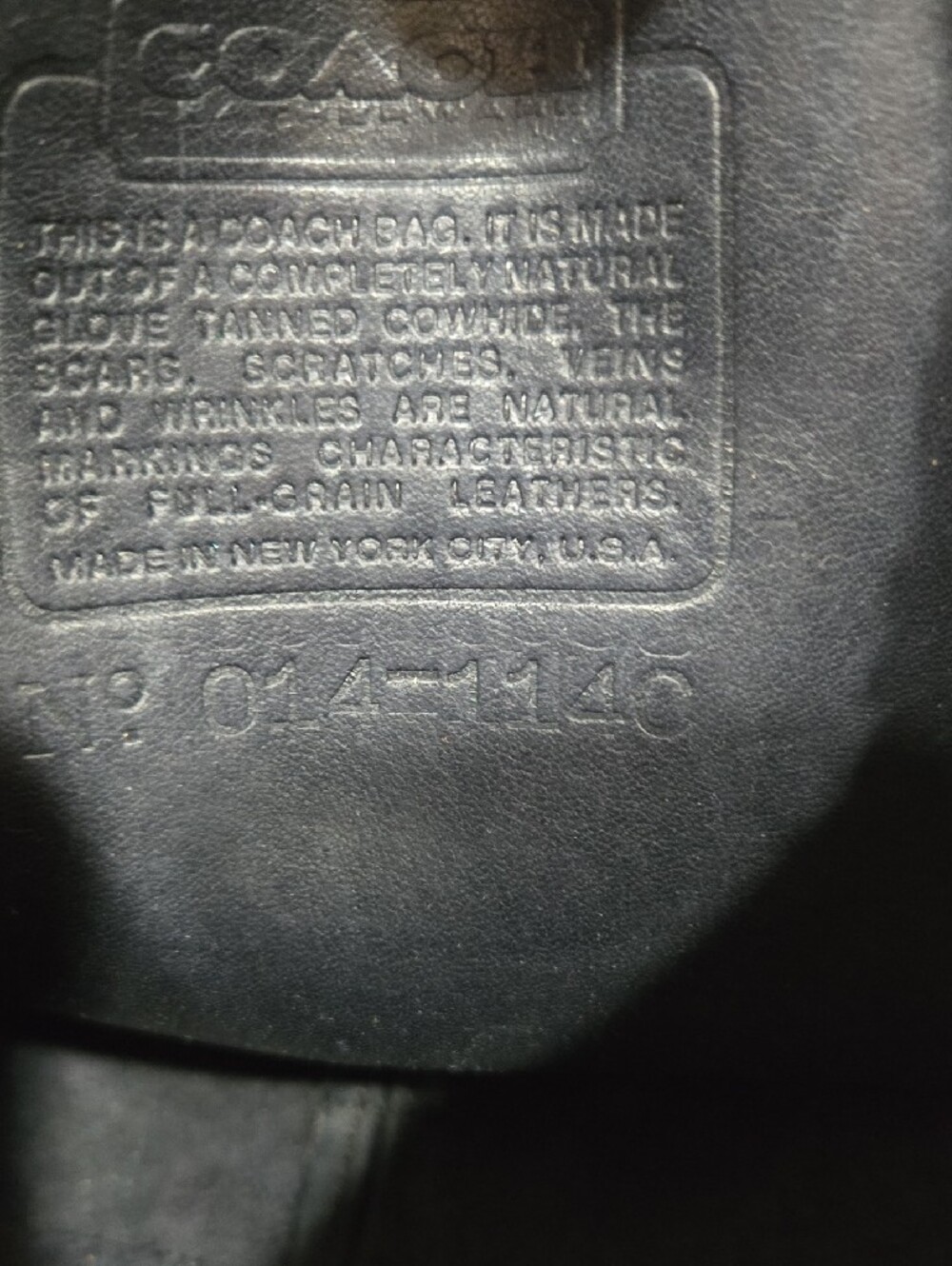 Coach Saddle Bag Black Vintage - Picture 5 of 11